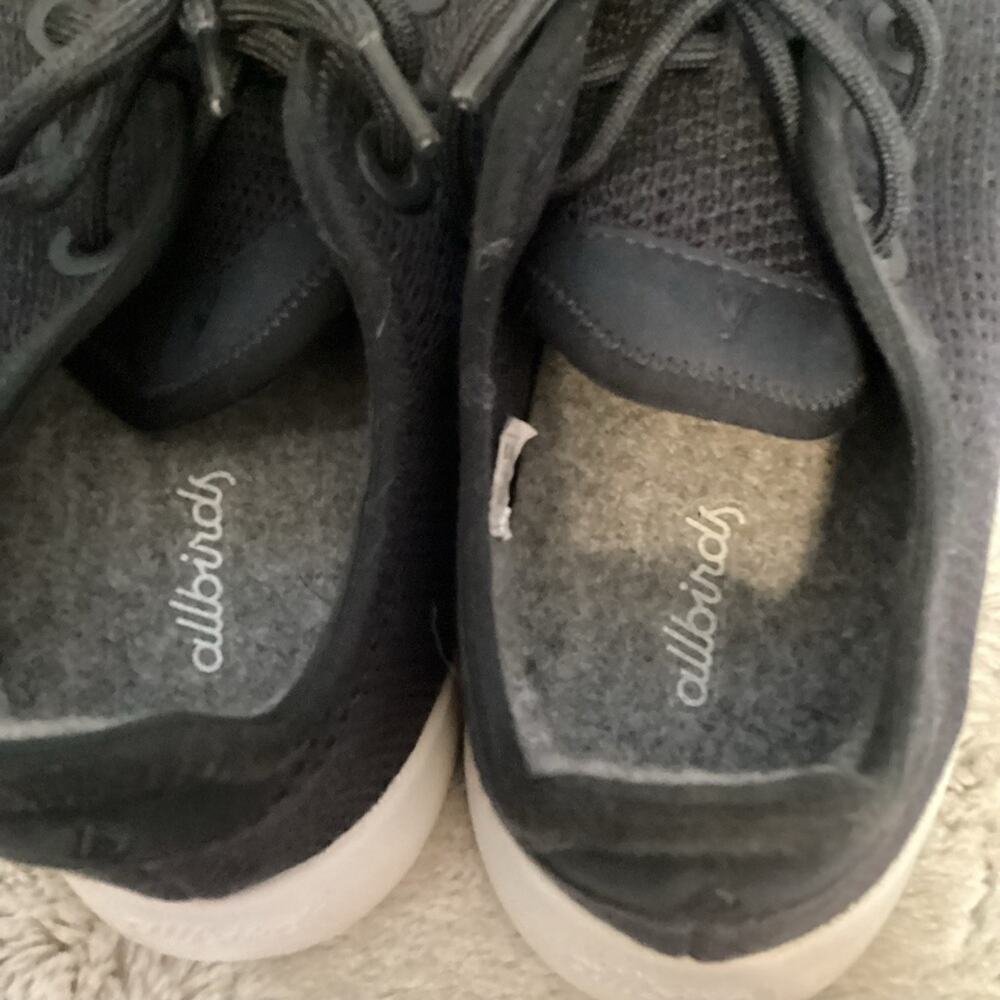 ALLBIRDS MENS BLACK TREE RUNNER SHOES SIZE M10 - Picture 5 of 7